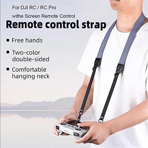 Pu Lanyard para DJI RC e RC Pro Controller, DJI mini 3 Pro / mini 3 cordão rc rc color, colorido duplo colorido macio compatível com