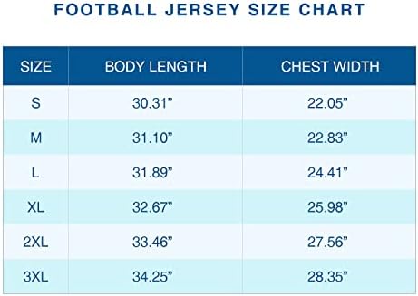 Tkjpywyh Blank Football Jersey, camisa atlética de futebol masculino masculino, camiseta em branco de esportes de hip hop s-3xl