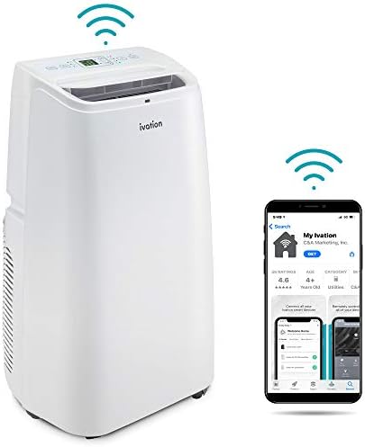 Mangueira de exaustão de substituição de IVAÇÃO PARA IVAPACWIFI8K, IVAPACWIFI10K, IVAPACWIFI12K e IVAPACWIFI13K Wi-Fi Air Countioner