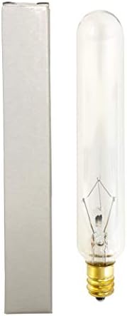 Lâmpada tubular de 5 de 5 de 5 de comprimento - 25W com base de candelabros - para artesanato, hobbies e aplicações