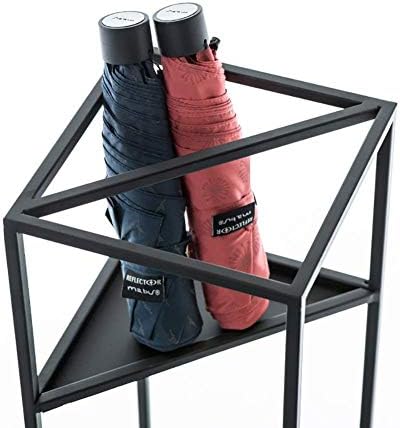Razzum Umbrella Stand, porta -guarda -chuva black metal com bandeja de gotejamento | Lobby Rack Rack Stand para bastões de caminhada/paus,