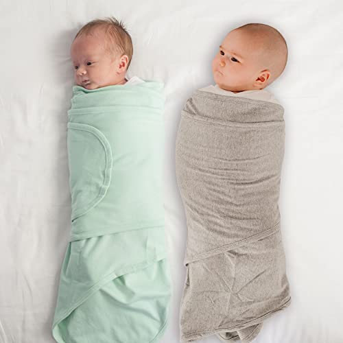 Miracle Blanket Baby Sleep Songa Swaddle Wrap para recém-nascido menino ou menina de 0 a 3 meses, hortelã