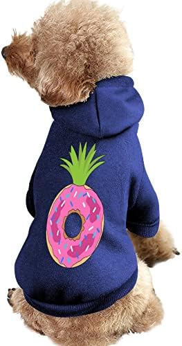 Donuts de abacaxi cães com capuz de moletom capuz para capuz de roupas de gato camisetas de gato