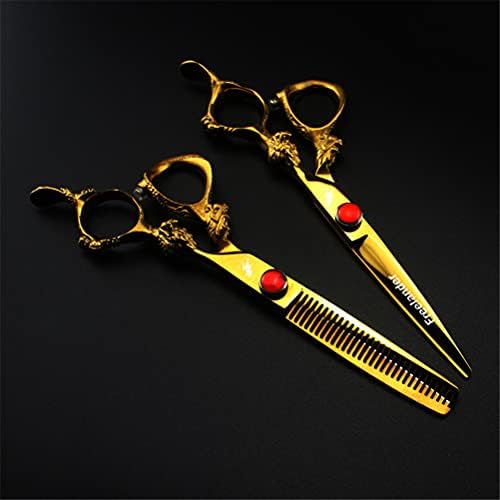 Tesoura de cabeleireiro, kits profissionais de corte de cabelo Rainning tesouras de cabeleireiro, usado para corte e