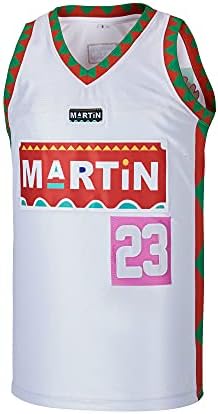 Jiuxiemaoyi Martin 23 Marty Mar de 1992 Jersey de Basketball Jersey Stitched