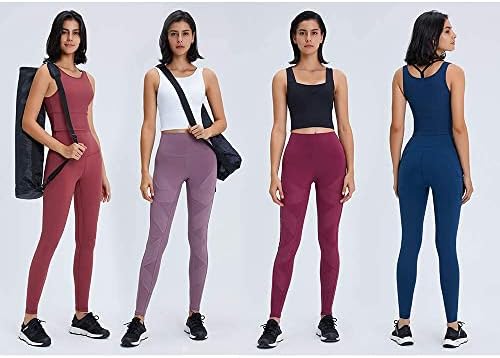 Tanques de colheita de ginástica esportiva feminina Tampas de colheita básica Camisetas sem mangas ativas para ioga Running Fitness