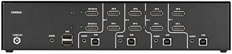 Switch KVM seguro, certificado NIAP 3.0-4 portas, monitor duplo, DisplayPort 4K30,