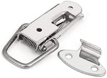 X-Dree 69mm Comprimento 304 Aço inoxidável Tornna carregada de mola Catch Hasp Glamp 8pcs (69mm Longitud 304 Acero Inoxidable Muelles de Palanca de Resorde Catch Hasp Clamp 8pcs