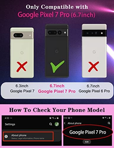 Goocrux para o Google Pixel 7 Pro Case ondas Mulheres garotas fofas ótima onda capa de telefone japonês Cool Girly Design exclusivo