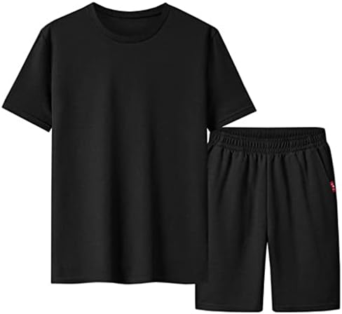 Scdzs Summer Sports Terno de esportes de verão Running Running Sportswear Shorts de manga curta casual PLUS TAMANHO MENINO HOMEM MEN