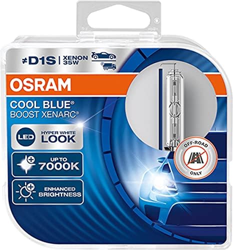 Osram Xenarc Cool Blue Boost D1S Xenon Car Farol Bulbos 66140CBB-HCB