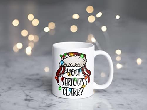 Seu Clark Clark Engraçado Caneca Caneca de Caneca de Christmas Cute Garote Idéia de Presente de Coração Inspiração de Motivação