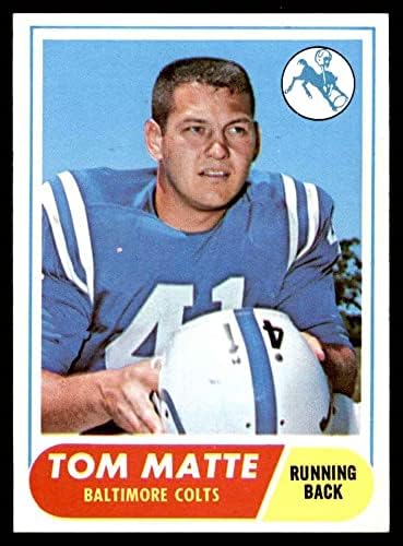 1968 Topps 178 Tom Matte Baltimore Colts NM Colts Ohio St St.