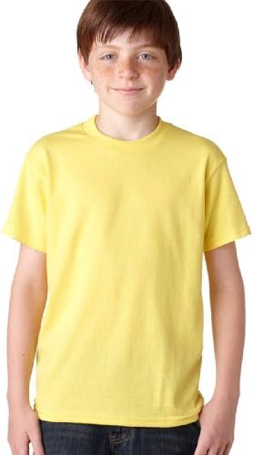 Tee de mistura de peso pesado juvenil, amarelo