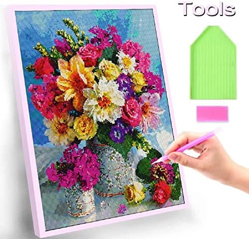 Zimal 5D Diamond Bordado Monet Lírios de água colorir diamante pintura cruzada mosaico DIY Diam