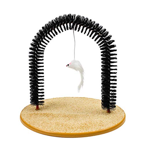 Grooming Helfing Scratcher Toy - Massger de brinquedos auto -criados arranhando gato de animais de estimação Pincel