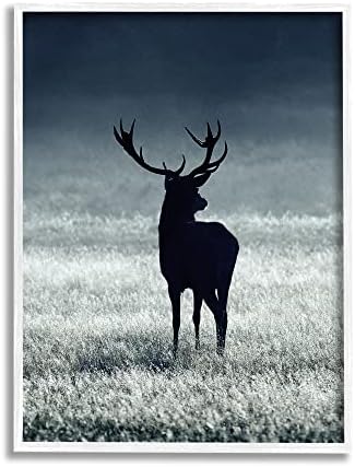 Stuell Industries Tranquil Deer Silhueta Foggy Winter Field Campape, Design by Encado