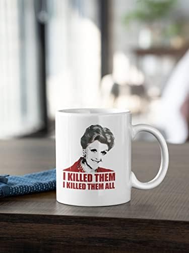 Jessica Fletcher Caneca Eu matei todos os mistérios aconchegantes amantes 1115 oz caneca de café premium caneca de café