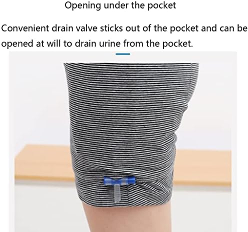 Calça de calça de cuidados de incontinência de design de bolso duplo de algodão