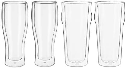 Zwilling Sorrento Double Wall Pint Glass, 4 contagem