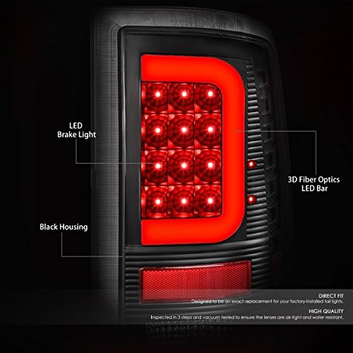 Dinastia automática 4pcs Vermelho 3D LED LED LUZ LUZ DE LUZ TARDA TAIL LUZES DE FREIO TRANTAÇÃO E FARÇO DE QUADRO COMPATÍVEL
