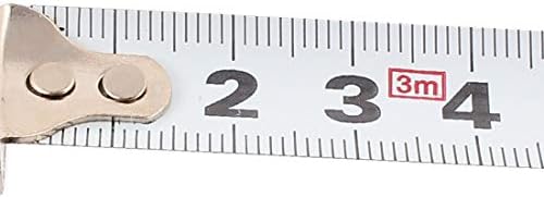 Novo Lon0167 10ft plástico em destaque Régua retrátil Régua confiável Eficácia Bloqueio de polego Medida Ferramenta de medição