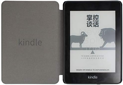 JNSHZ Tampa inteligente magnética para 2021 New Kindle Paperwhite 5 Strap Strap Soft Silicone Ebook Case Slim, 6,8 polegadas Kindle