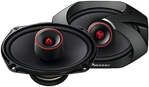 Pioneiro TS-M800PRO 8 polegadas Série Pro de alta eficiência de alta eficiência Drivers de alto-falante de carro médio-par, preto e ts-b350pro 3-1/2 alta eficiência Pro Série Pro Série de balas Tweeter