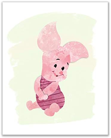 Winnie the Pooh aquarela Art Nursery Printlet Tigger Eeyore Rabbit Childrens Wall Decor