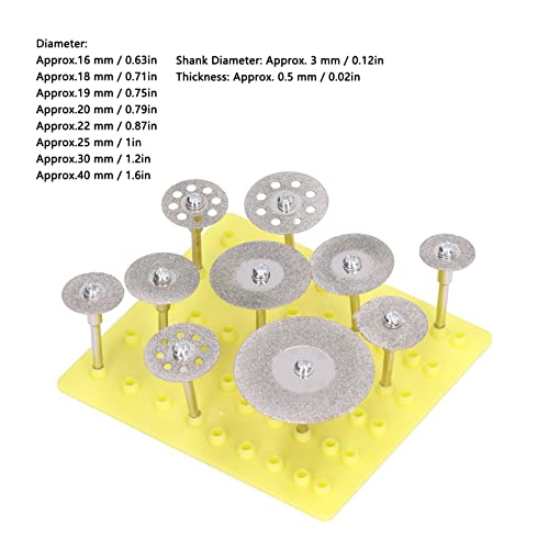 Ferramenta de corte de disco, conjunto de rodas de corte de bom desempenho para corte de porcelana para corte de concreto de mármore