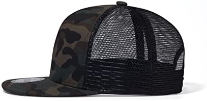 Chapéu de snapback de hip hop personalizado para homens bordados design seu próprio texto camuflado bill bill bill personalizado tampa de beisebol ajustável