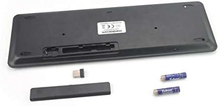 Teclado de onda de caixa compatível com Dell Vostro 13 - Mediane Keyboard com Touchpad, USB FullSizize Teclado PC TrackPad sem fio para Dell Vostro 13 - Jet Black
