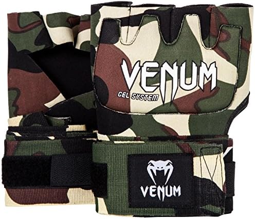 Venum Kontact Gel Glove envolta, preto