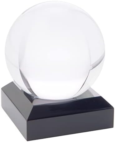 Base de exibição quadrada de acrílico preto de Plymor com círculo recuado para segurar ovo, mármore, bola ou esfera,