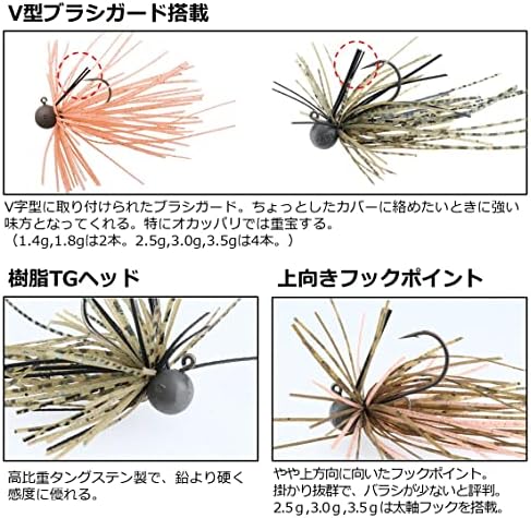 Daiwa Bass Small Rubber Jig SS Lure