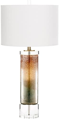 Design ciano Stardust Table com lâmpadas CFL