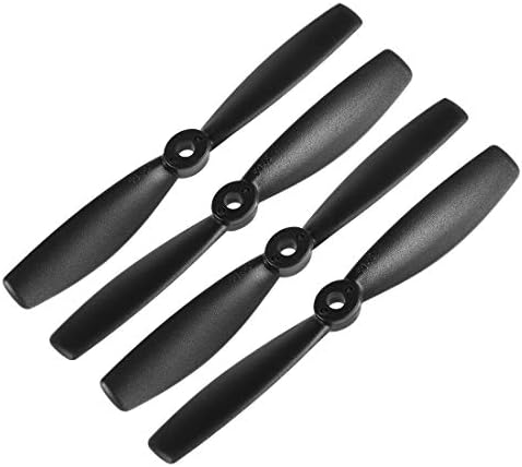 UXCELL BULLNOSE PROLHADORES 5045 5X4,5 polegadas CW CCW 2-VANE para RC Quadcopter Hexacopter Multirotor, Black 2 Pars