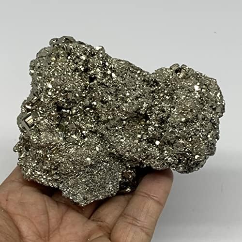 WATANGEMS 435,3 gramas, 3,7 x 2,7 x 1,8 , amostra mineral de cristal de cluster não tratada não tratada, encerrada, cristais