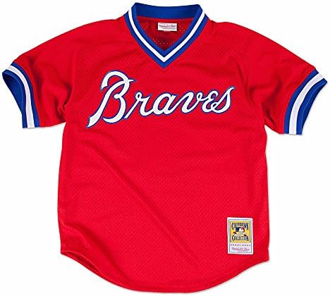 Mitchell e Ness Dale Murphy Atlanta Braves MLB 1980 Authentic Mesh BP Jersey