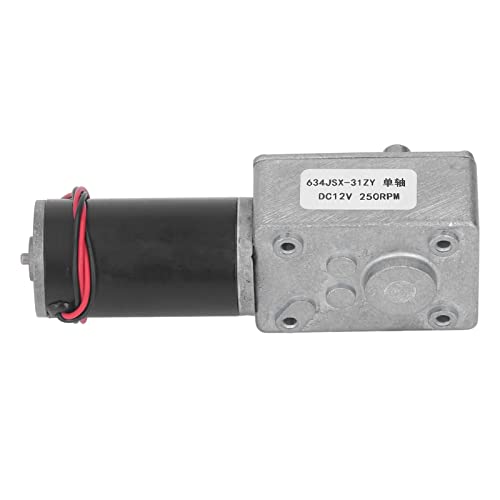 Motor de engrenagem de minhoca, consumo de baixa potência Boa condutividade 634jsx - 31zy Motor de redução DC12V para dispositivos