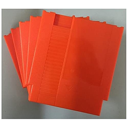 Samrad Orange Color 72 Pins Substituição do cartucho de jogo Cascado de plástico para NES 5pcs/set