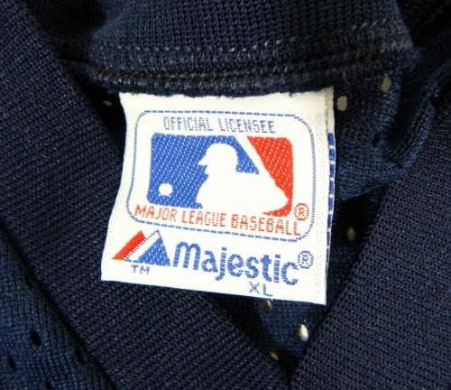 1983-90 California Angels Blank Game emitido Blue Jersey Batting Practice XL 676 - Jerseys MLB usada para jogo MLB