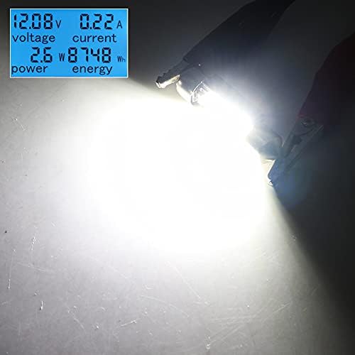 BOODLIED 8PCS C5W 36MM LED BULBO SUPER BRILHO 400lumes 10 x Chipsets -SMD Festoon Interior Dome Mapa de tronco Bulbos liderados