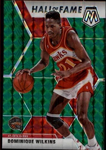 2019-20 Panini Mosaic Green #294 Dominique Wilkins Atlanta Hawks NBA Basketball Trading Card