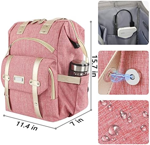 Mochila de laptop Janiful para mulheres, bolsa de bolsa de ombro de enfermagem de enfermagem de professores, mochila