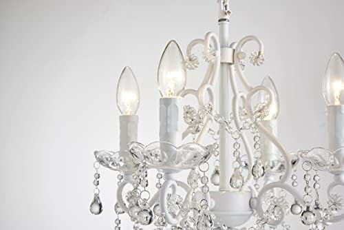 Luminária de lustre de cristal do santuário K9, iluminação moderna do lustre com 4 luzes para sala de jantar, sala de estar, cozinha,