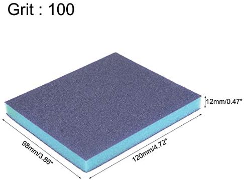 UXCELL SONING SPONGE SUNDING BLOCKS 100 GRITES GRAÇÕES GRUPAS BLOCO DE ARENHA GRUPO PARA CONUTER