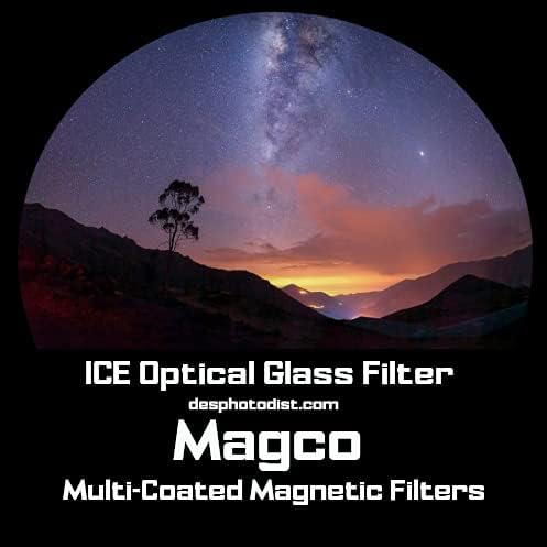 ICE MAGCO 82mm-95mm Adaptador de filtro de anel de etapa magnético 82 95 95