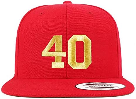 Trendy Apparel Shop número 40 Gold Thread Bill Snapback Baseball Cap