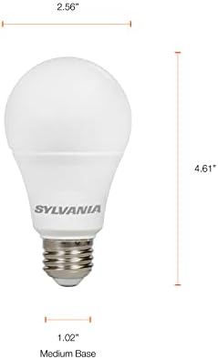 LedVance Sylvania Ultra liderou a lâmpada A19, 100W equivalente, eficiente de 16W, 13 anos, diminuído, 1600 lúmens, acabamento fosco,